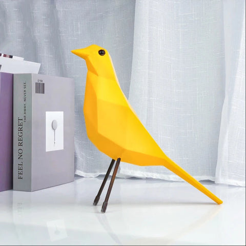 Oiseau resine origami 25 cm