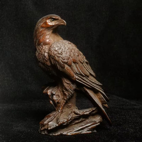 Statuette aigle en bois 9 cm