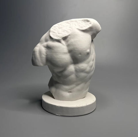 Statue buste torse homme 13 cm