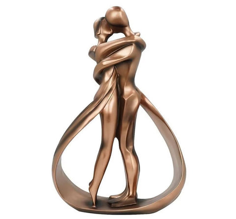 Statue couple passionné 25 cm