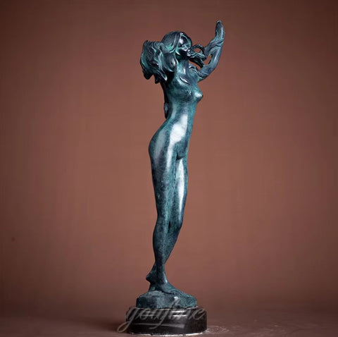 Statue Femme Nue en Bronze 37 cm