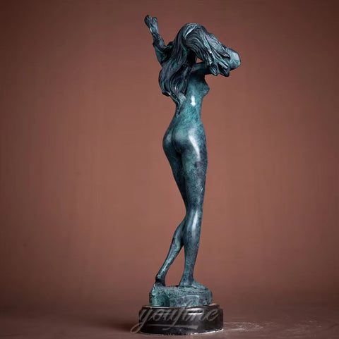 Statue Femme Nue en Bronze 37 cm