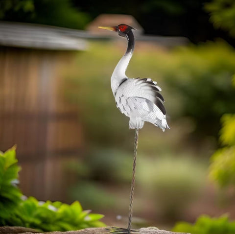 Statue oiseau extérieur / jardin 88 cm