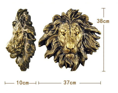 Statue murale lion 38 cm