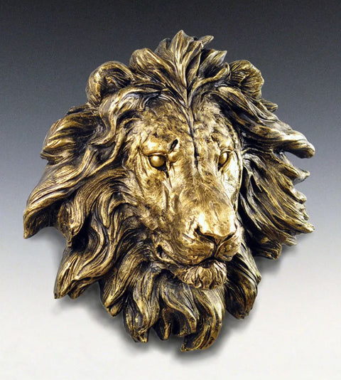 Statue murale lion 38 cm