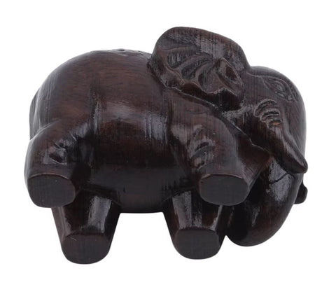 Statuette éléphant en bois 4 cm