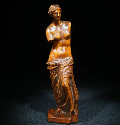 Statue Vénus de Milo en bois 20 cm