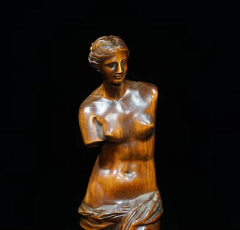 Statue Vénus de Milo en bois 20 cm