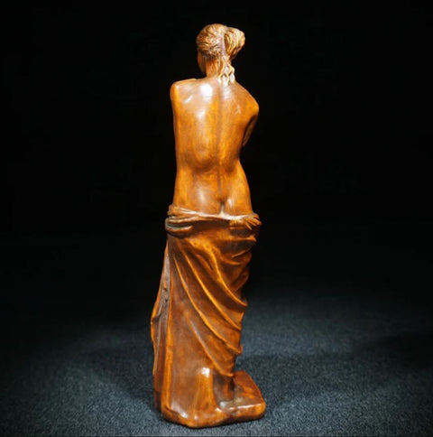 Statue Vénus de Milo en bois 20 cm