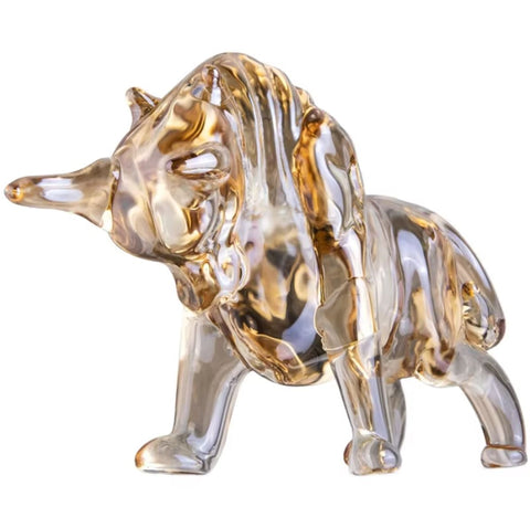 Statuette taureau en verre 7 cm