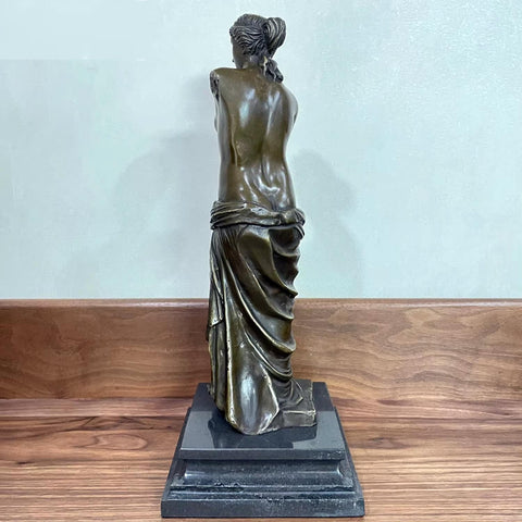 Statue Vénus de Milo en bronze 34 cm