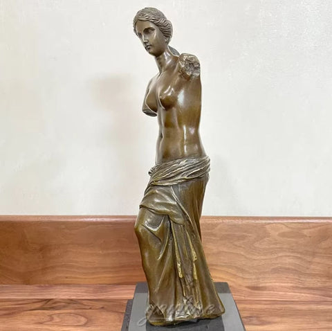 Statue Vénus de Milo en bronze 34 cm