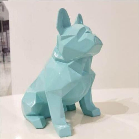 Statue Bouledogue <br/> Origami 20 cm