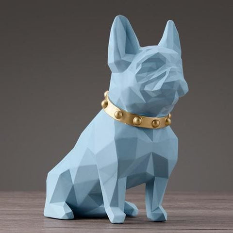 Statue Bouledogue <br/> Origami Collier 25 cm