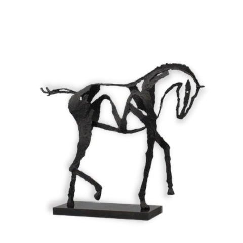 Statue Cheval <br/> Fer